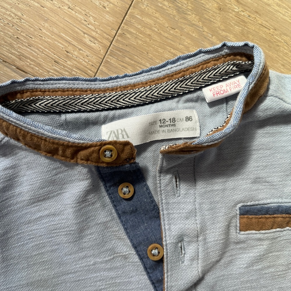 Zara Infant Boys Shirt size 12-18 mo